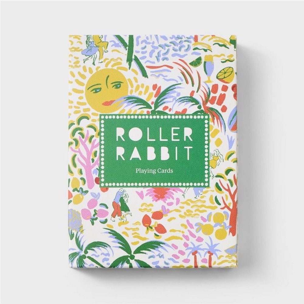 Roller Rabbit x Target Vacation playing cards - NWT